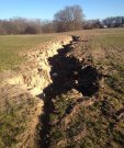 erosion on ridge and swale MS133 Moll Rd